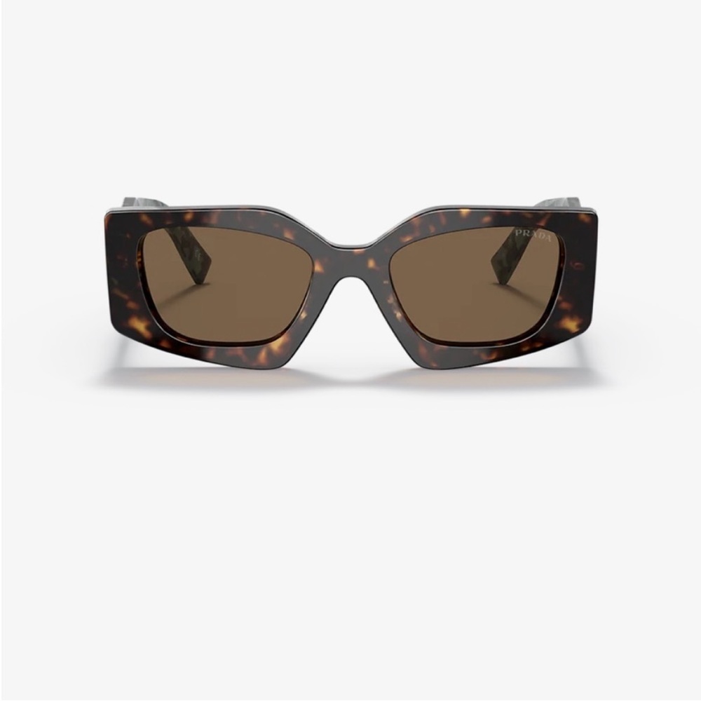 Prada Multicolor Rectangle Acetate Sunglasses - T… - image 2